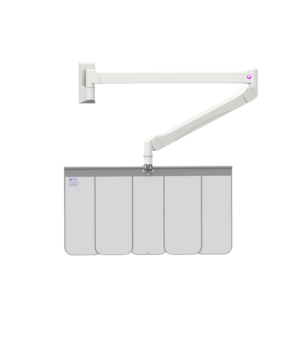 Mounted Flexible Shield 308 (Shield with wall mounting bracket)
