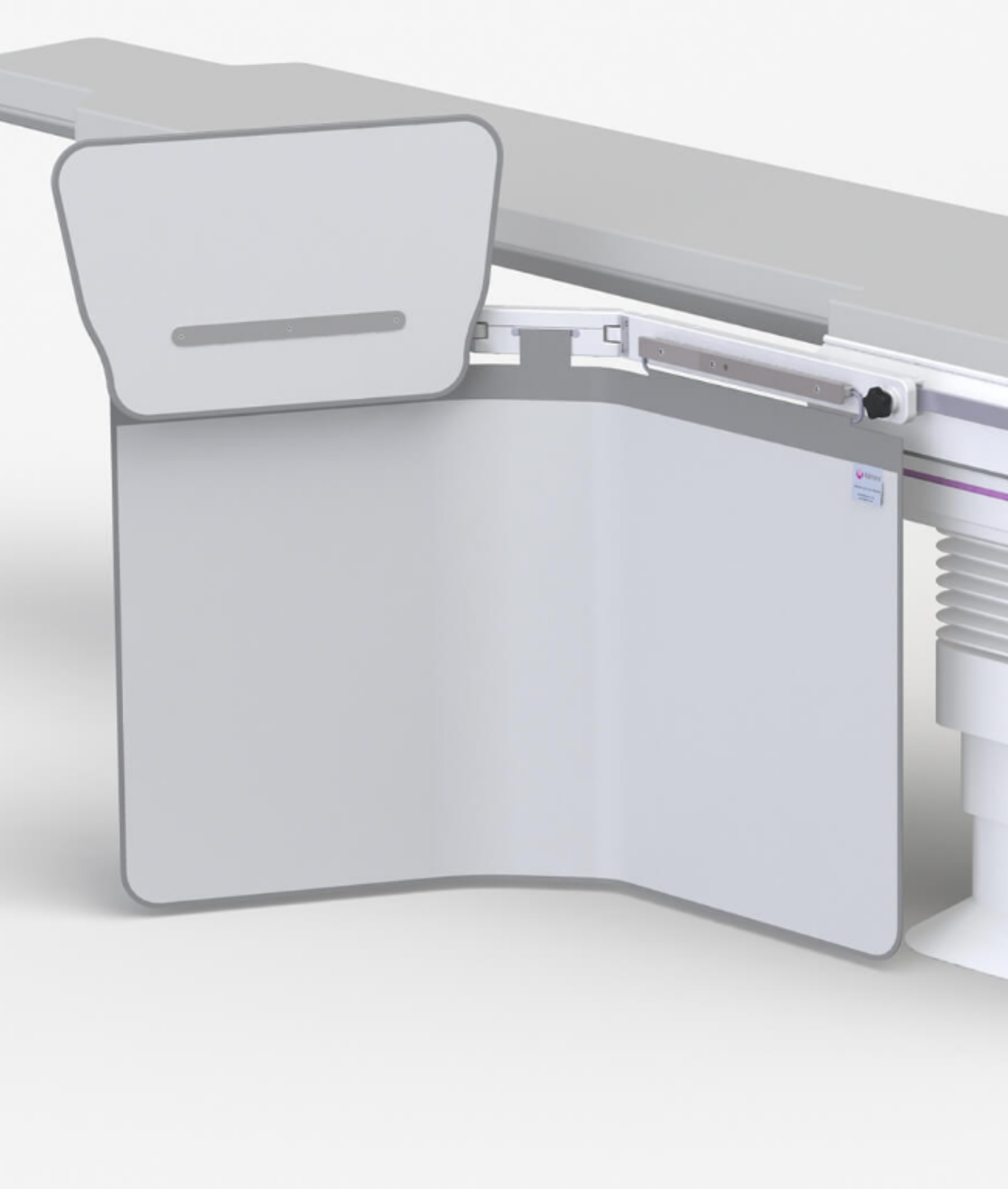 KNX-312 – Table shields- 114 cm wide with a double friction joint - Image 5