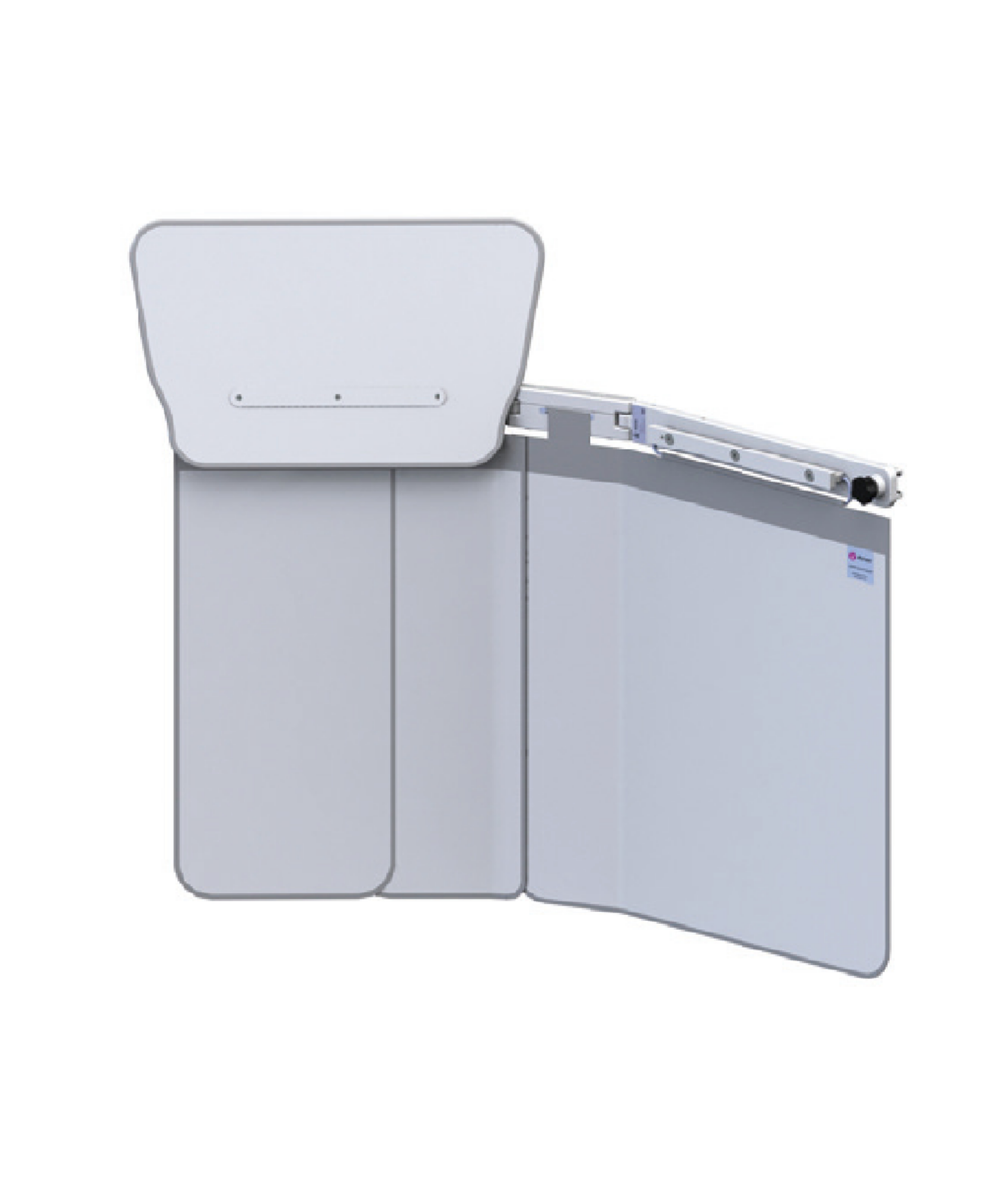 KNX-312 – Table shields- 114 cm wide with a double friction joint