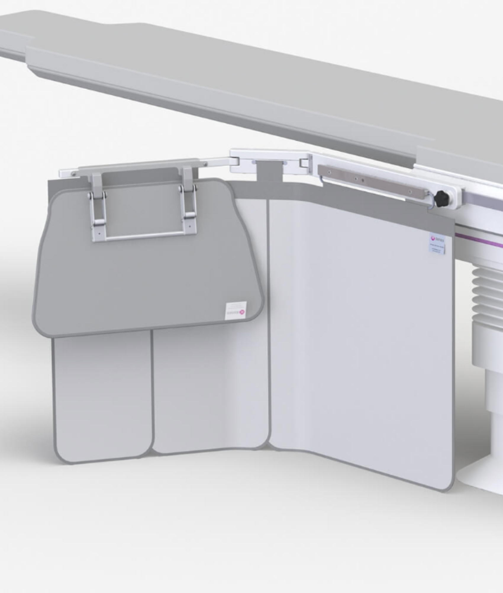 KNX-312 – Table shields- 114 cm wide with a double friction joint - Image 7