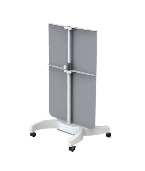 Double flexible panel mobile shield