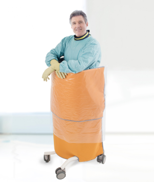 Lower Body Mobile X-Ray Shield WD26105 - Includes box with 20 sterile disposable covers (STEA-WD261)