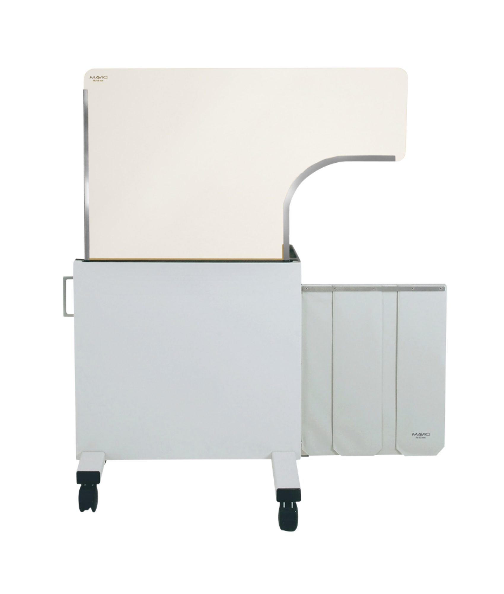 Contoured Mobile X-Ray Shield with Lower Body Panel WD3041