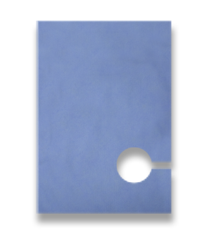 RADdrape® Femoral Entry Angiopathy 300mm x 430mm with 40mm hole and slit - Non Lead Bilayer - Coming Soon