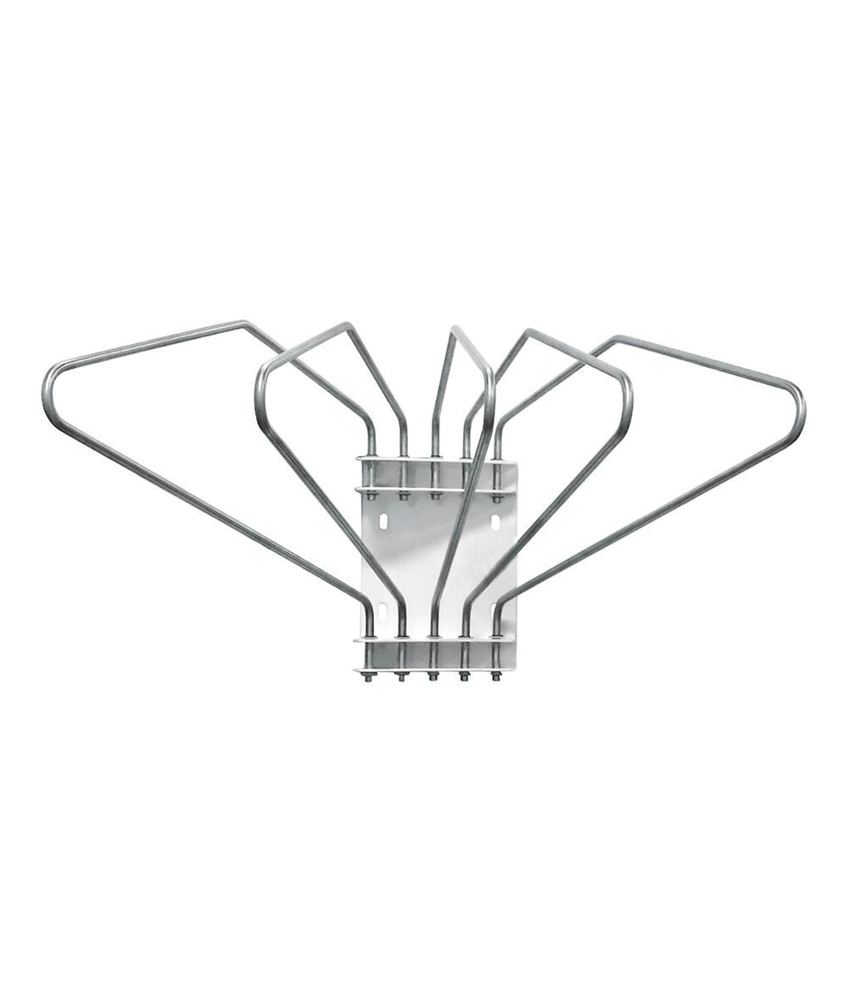 Wall Mounted Lead Apron Storage Rack with 5 Full Swing Arms