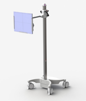 Mobile DR detector and cassette holder