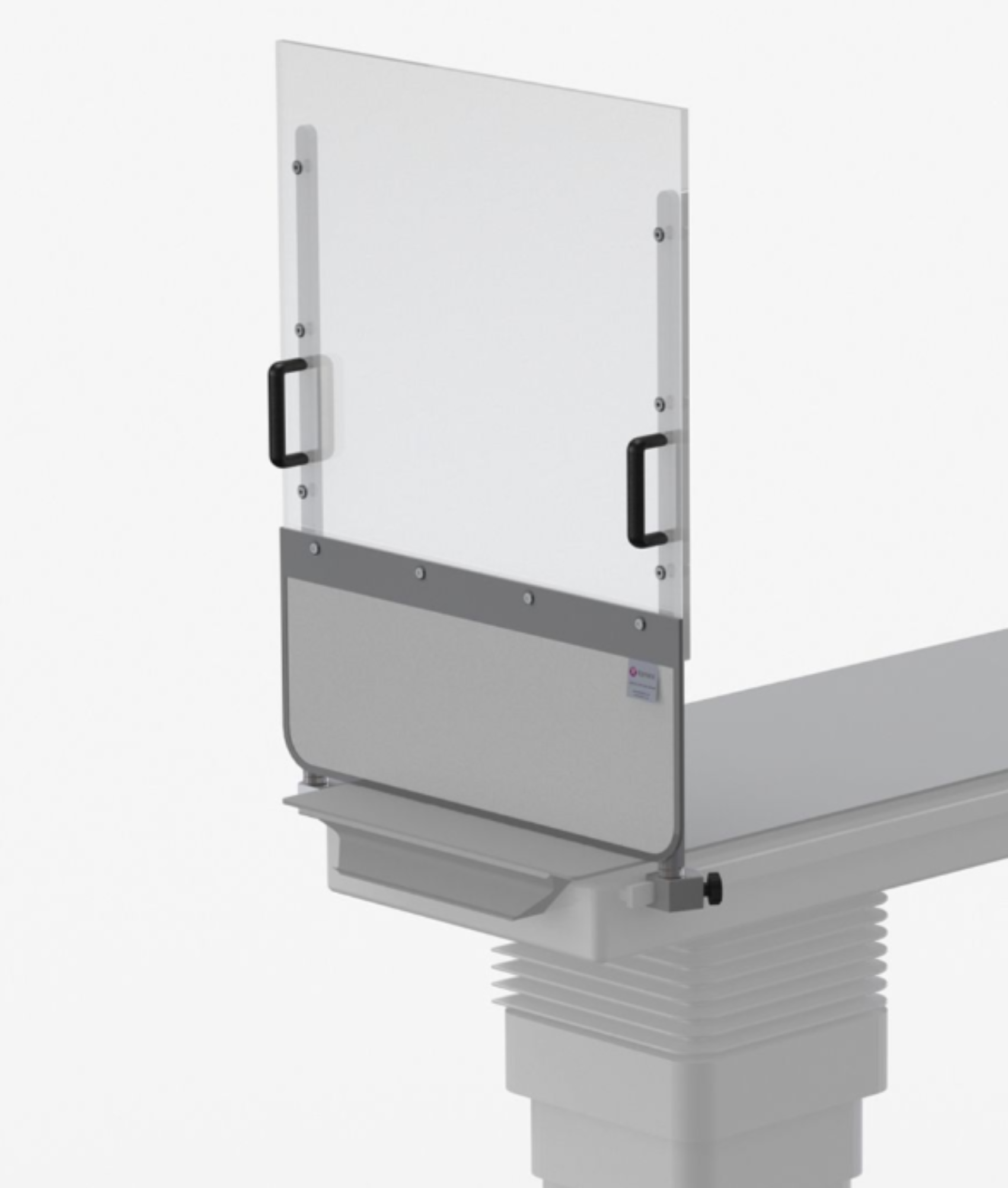 Table end upper shield