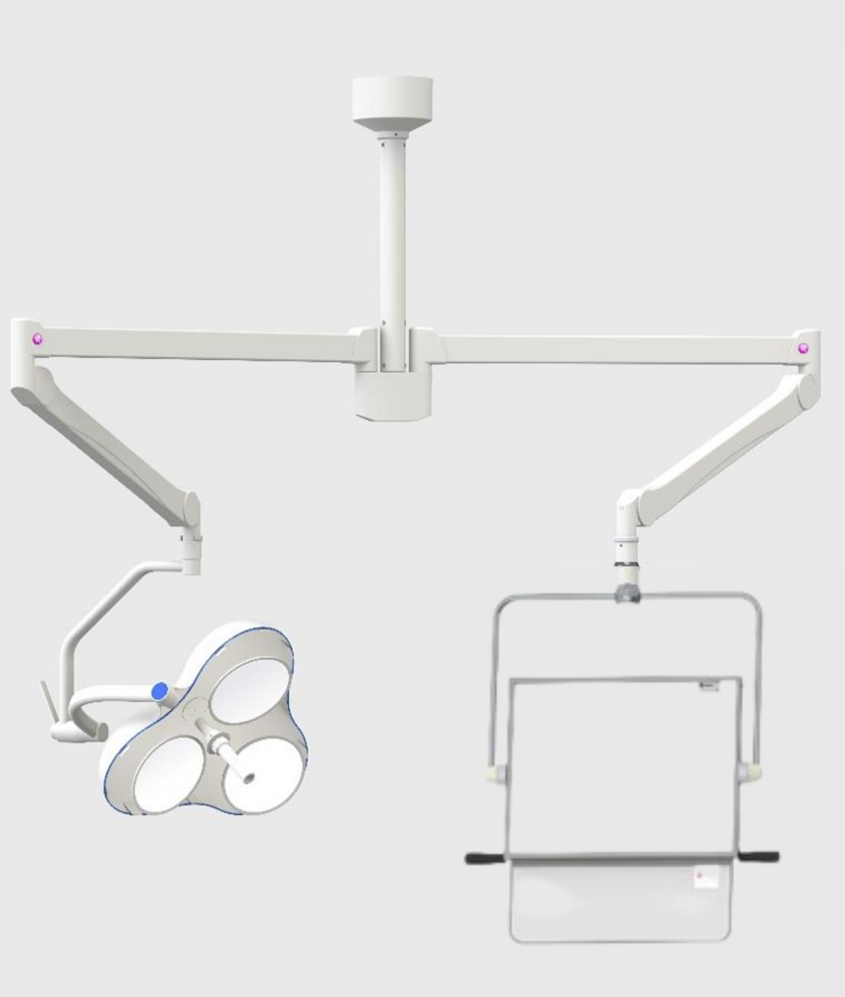 Overhead Shield and Lamp 350