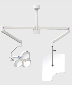 Overhead Shield and Lamp 354