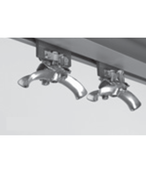 Cable holders for the cable track