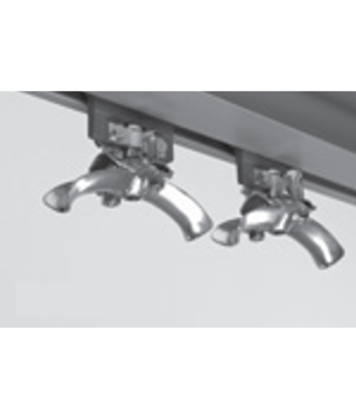 Cable holders for the cable track
