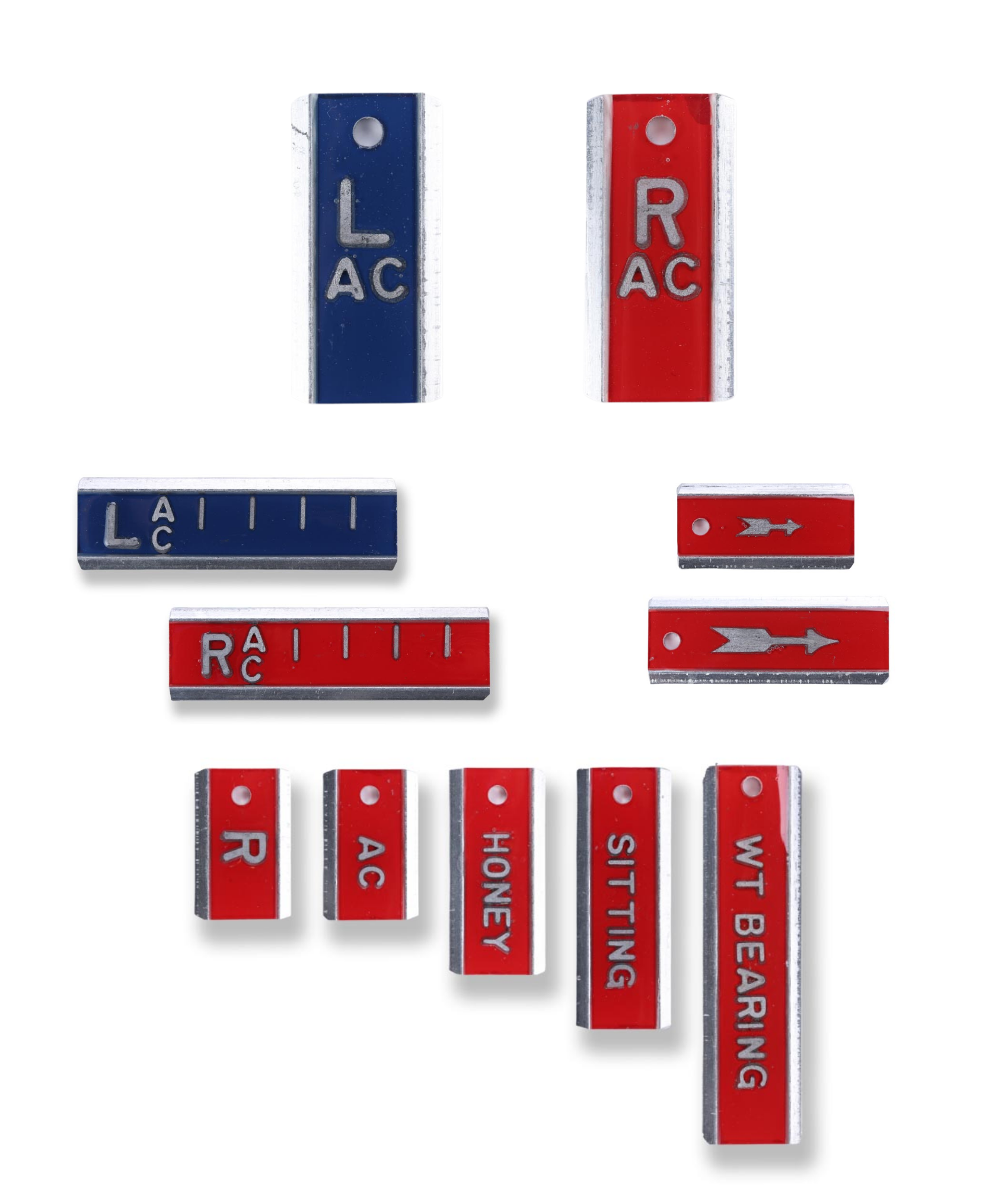 Wafer-Thin Embedded Aluminum X-ray Markers