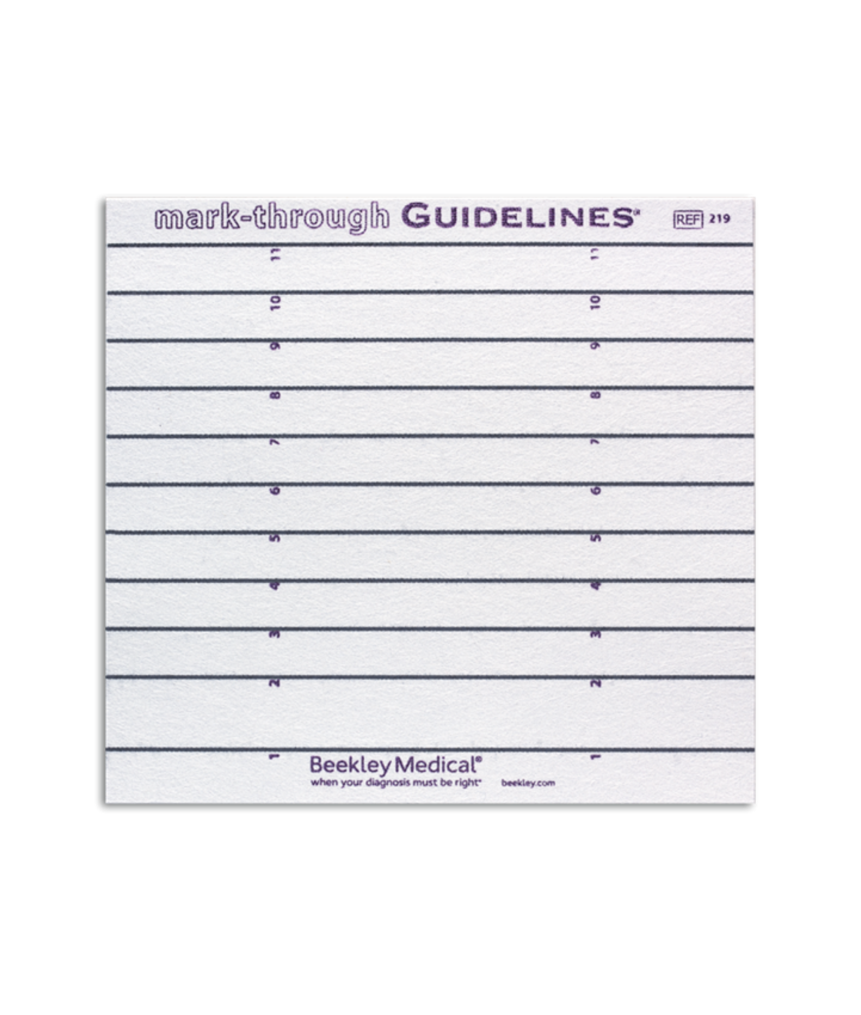 Mark-Through GuideLines®