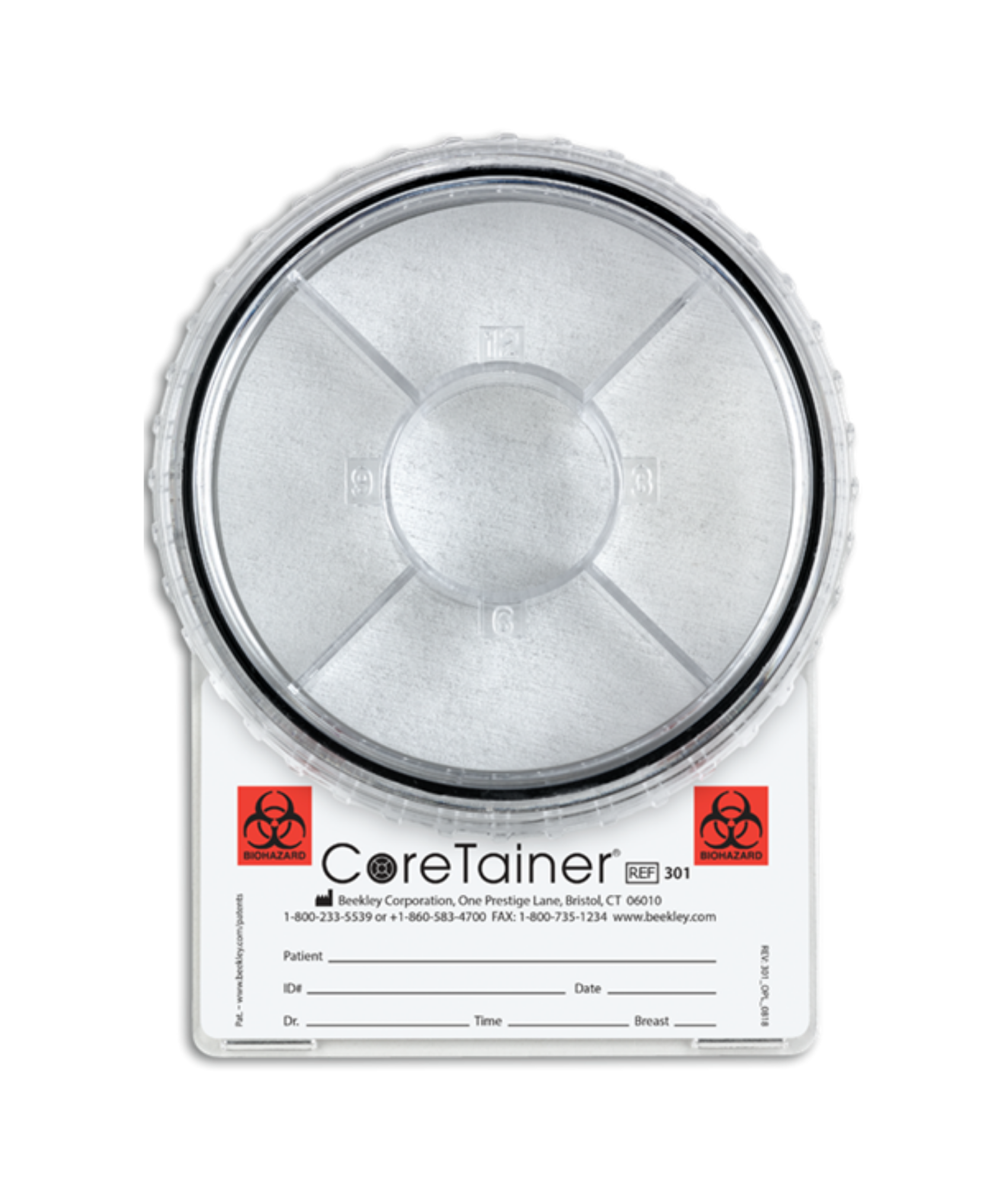 CoreTainer® Specimen Imaging and Transport Container