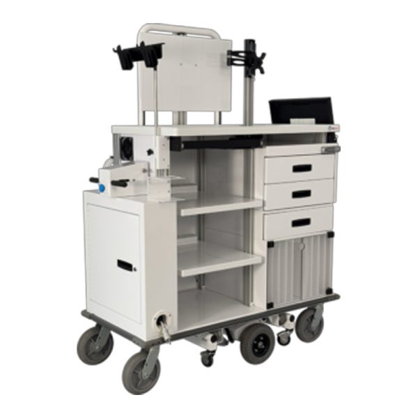 Featherweight Motorized Double Endoscopy Cart