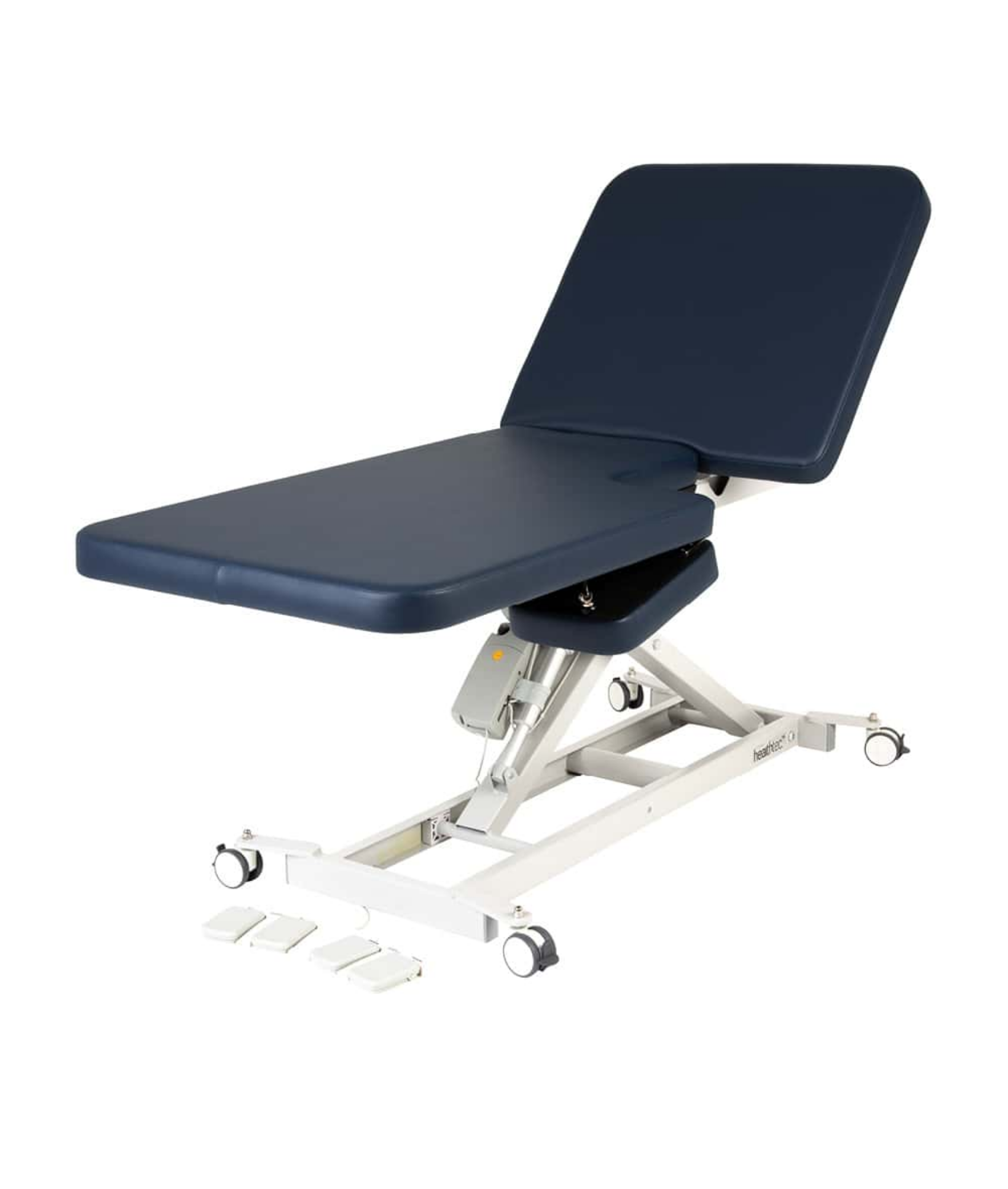 LynX Cardiology Table w/ Electric Back Rest Body Section Cut Out
