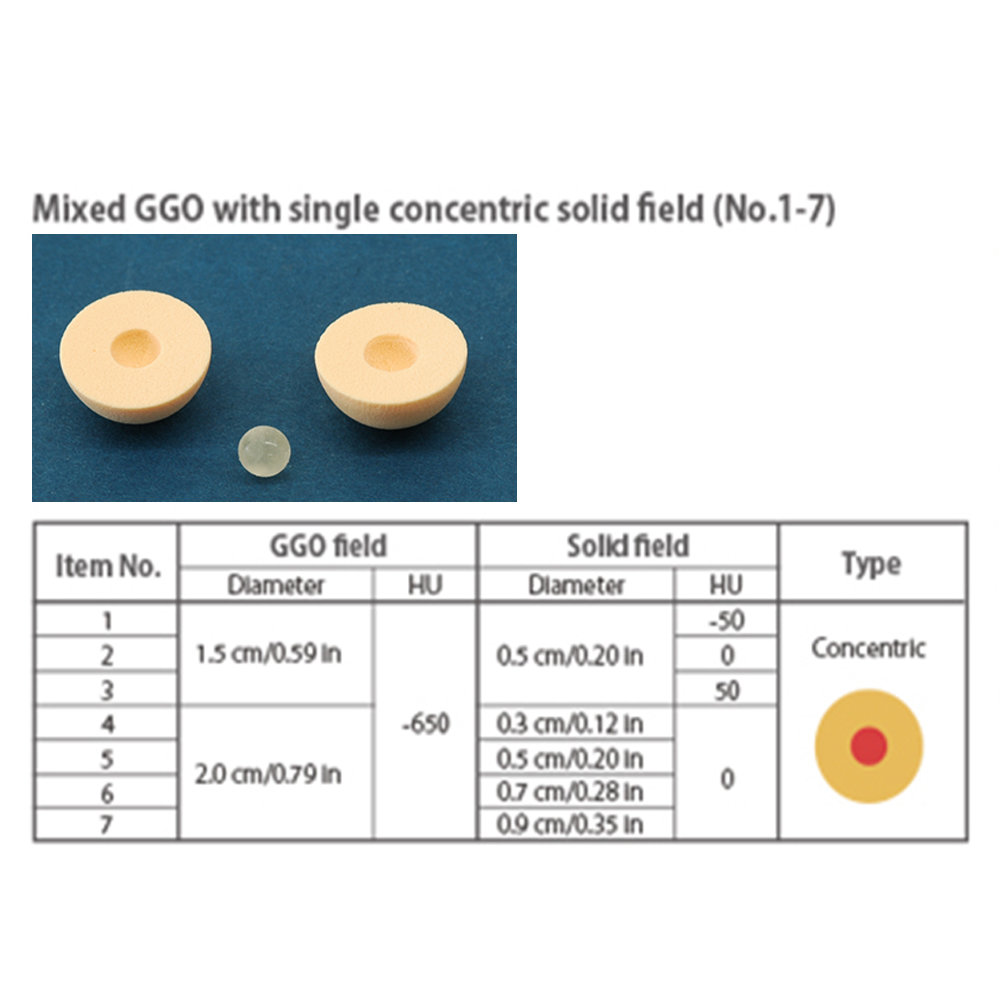 Subsolid Nodules Phantom (PH-58)