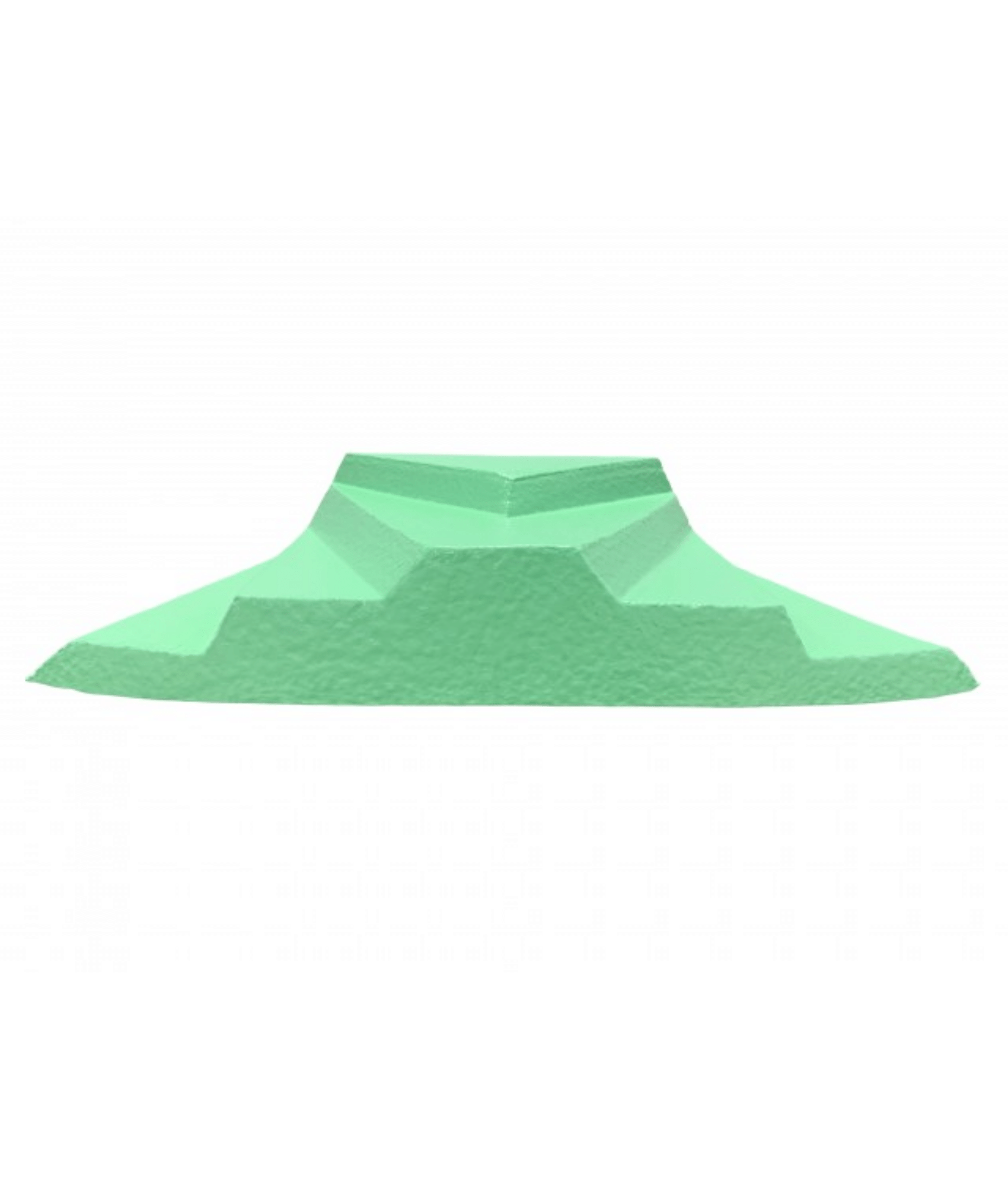 Coated Adult Lateral Finger Block Sponge (Stealth) [13" x 8" x 3"]