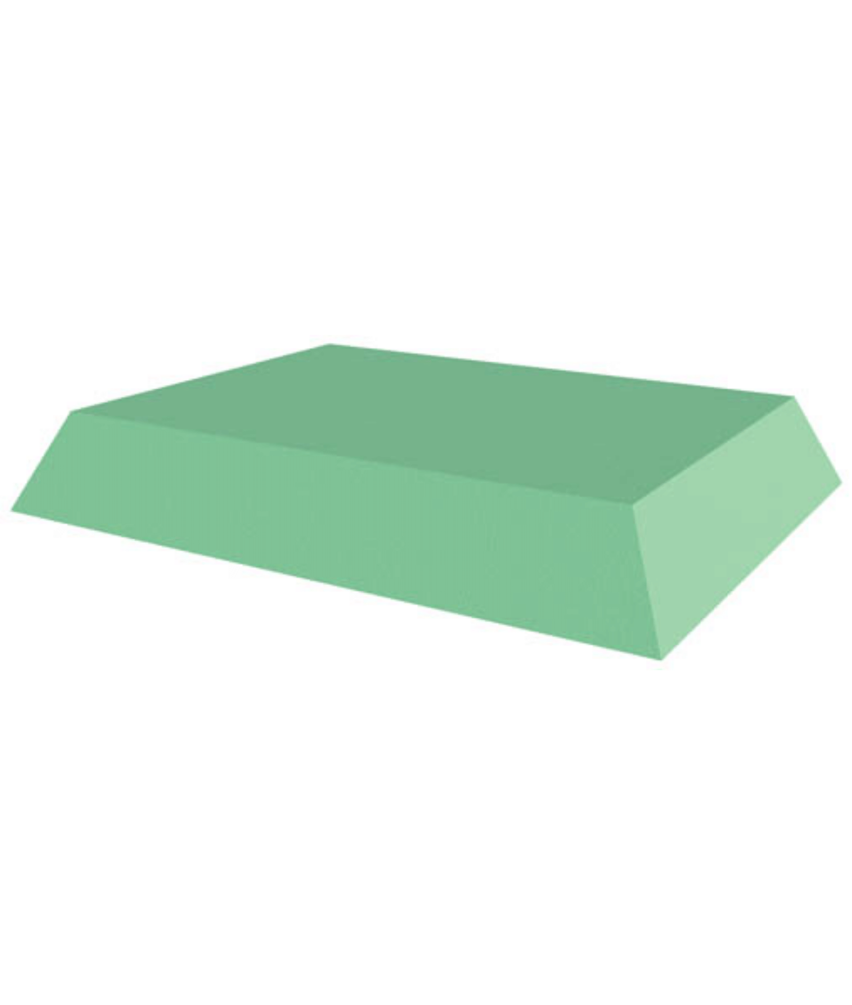 Coated Bariatric Decubitus Rectangle Sponge (Stealth) [27.5" x 21.5" x 4" | 18" x 24"]