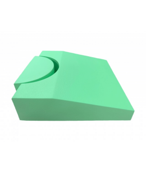 Coated Bariatric Endo-Ultrasound Wedge Sponge (Non-Stealth) [16" x16" x 4.5"]