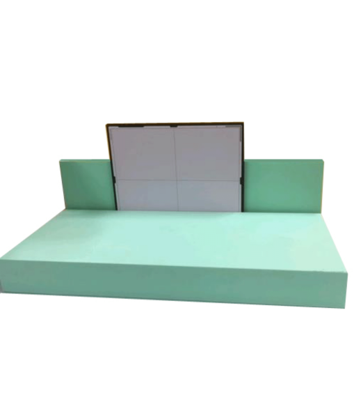 Coated Decubitus Block with Image Receptor Plate/Cassette Holder (Non-Stealth)