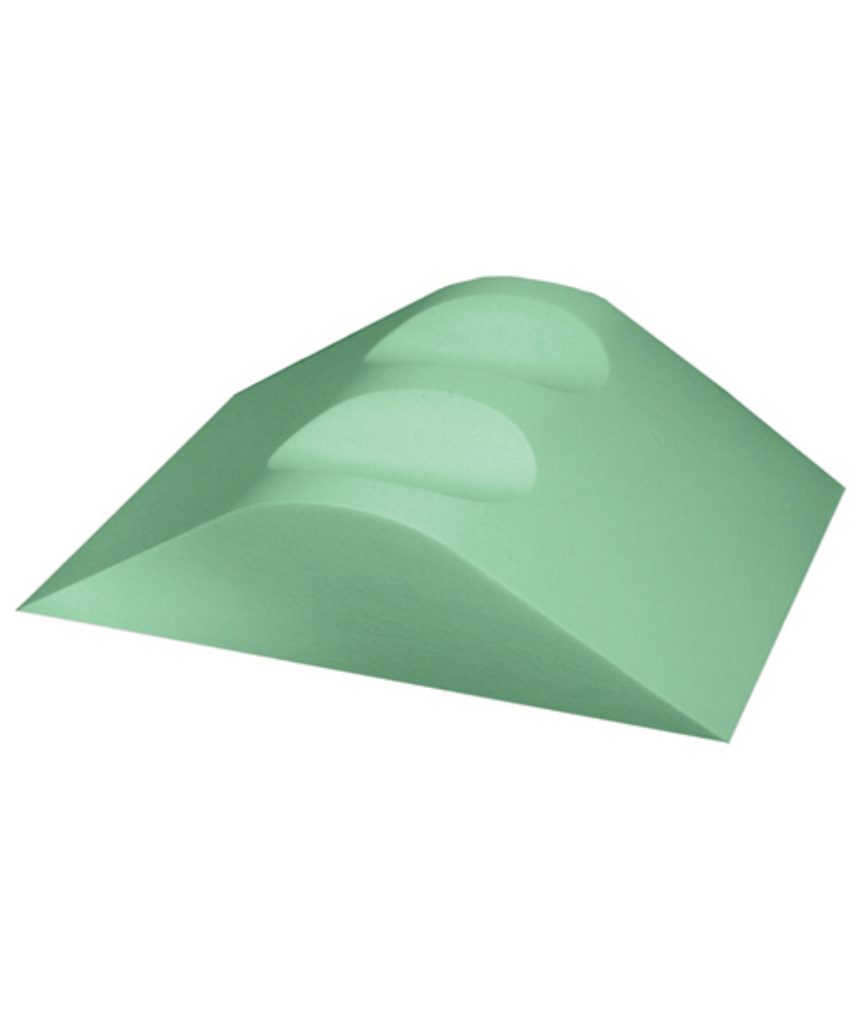 Coated Small Leg Rest with Knee Cutouts (Stealth) [18" x 14.5" x 4"]