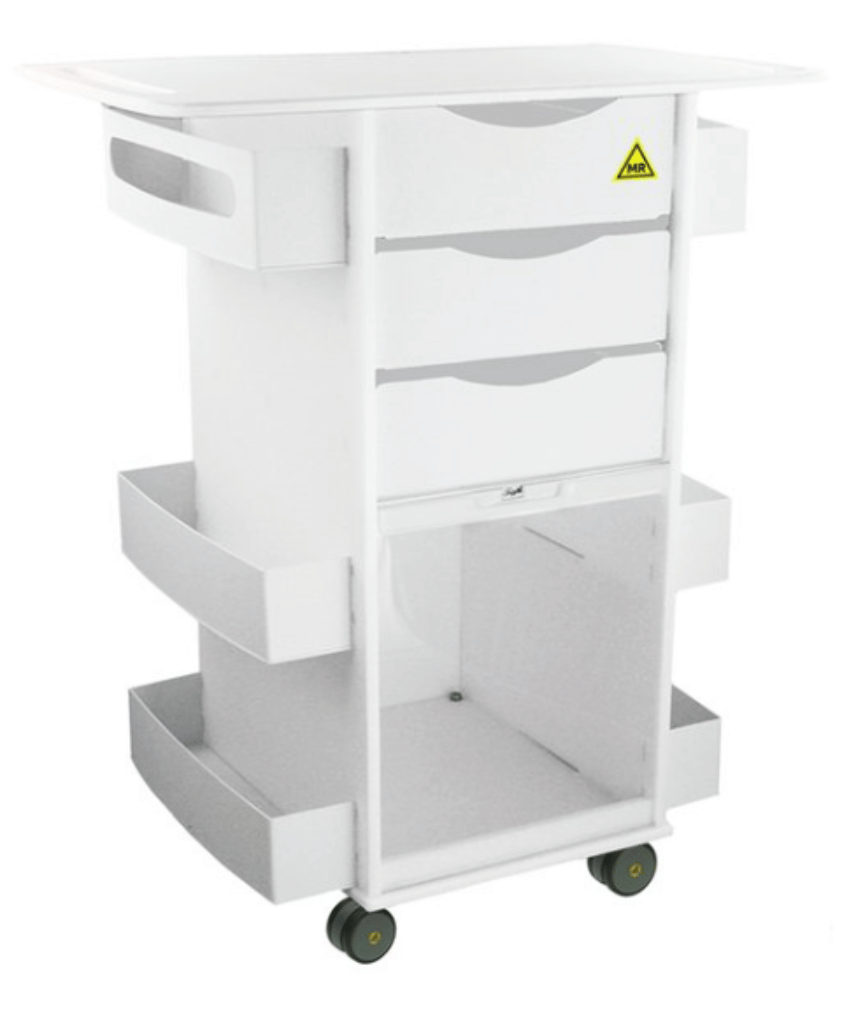 MRI Core Cart Extended Top with Sliding Door