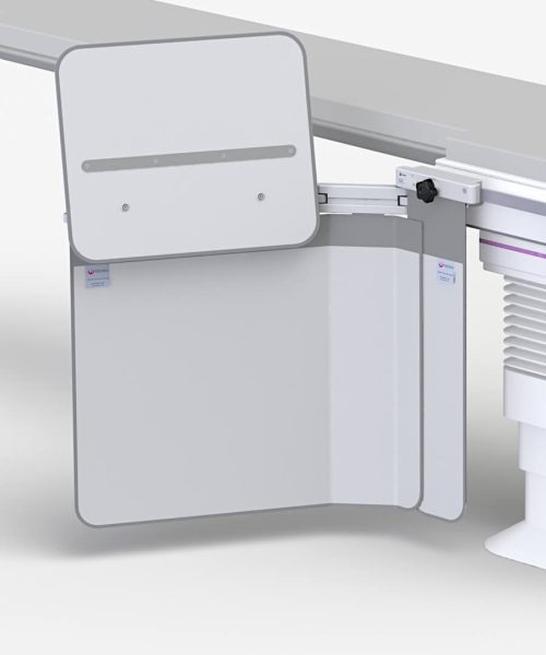 KNX-311 – Table shields- 89 cm wide with a double friction pivot