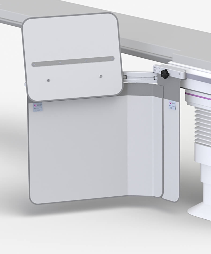 KNX-311 – Table shields- 89 cm wide with a double friction pivot