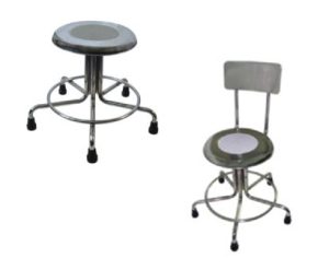 Stainless Steel Non-Magnetic MRI Adjustable Stool