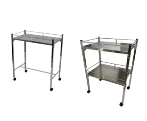 MRI Non-Magnetic Utility Table W/ Rail