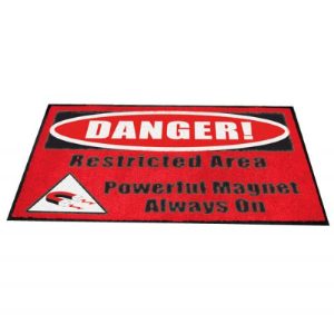 Danger Restricted Area Floor Signage - Warning Sign