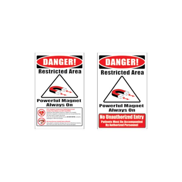 Danger Restricted Area Powerful Magnet - Warning Sign