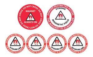 MRI Magnetic Field Floor Signage - Warning Signs