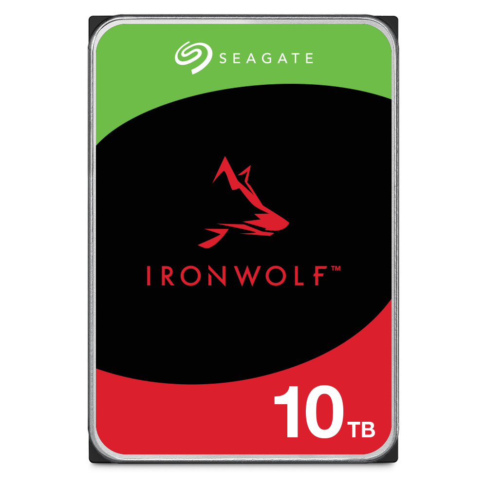 Seagate - 10TB IronWolf  SATA 3.5" HDD 7200 RPM (ST10000VN000)