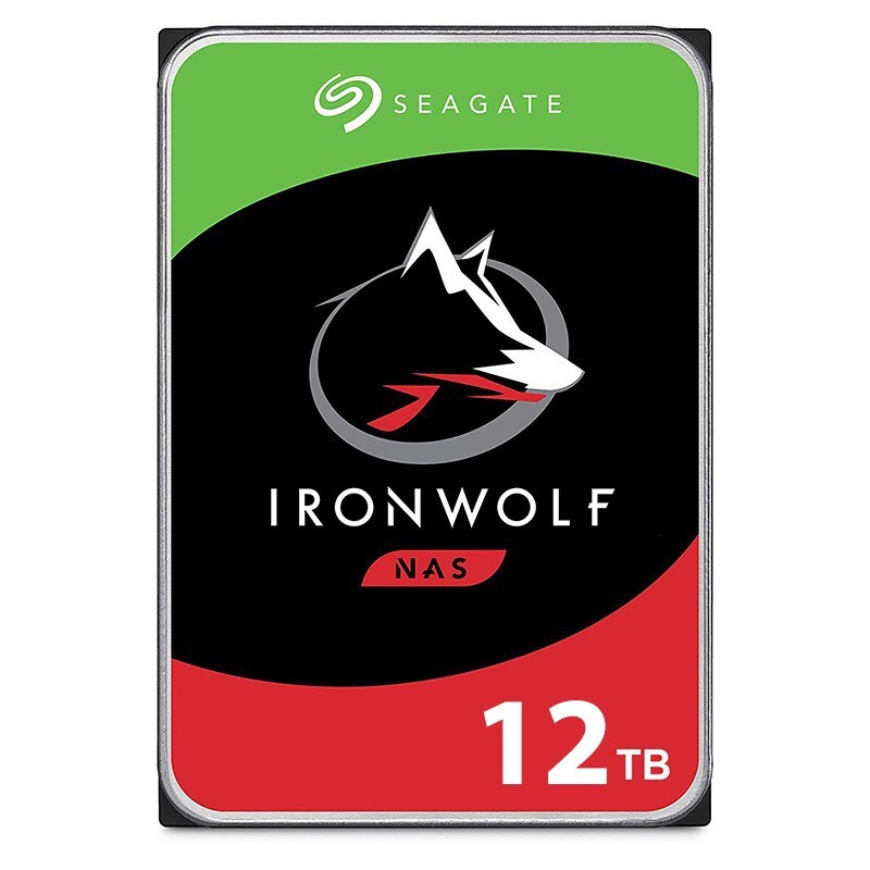 Seagate - 12TB IronWolf SATA3 3.5" Performance HDD NAS 7200RPM