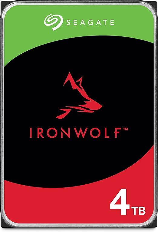 Seagate - 4TB IronWolf NAS 3.5" SATA HDD 5400 RPM (ST4000VN006)