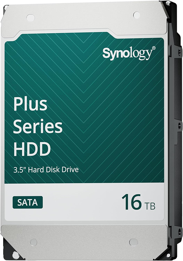 Synology - 16TB Plus Series Hard Drive Internal 3.5" SATA 7200RPM (HAT3310-16T)