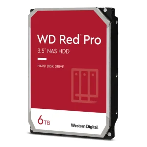Western Digital - 6TB Red Pro 3.5" NAS HDD SATA3 7200RPM 256MB (WD6005FFBX)