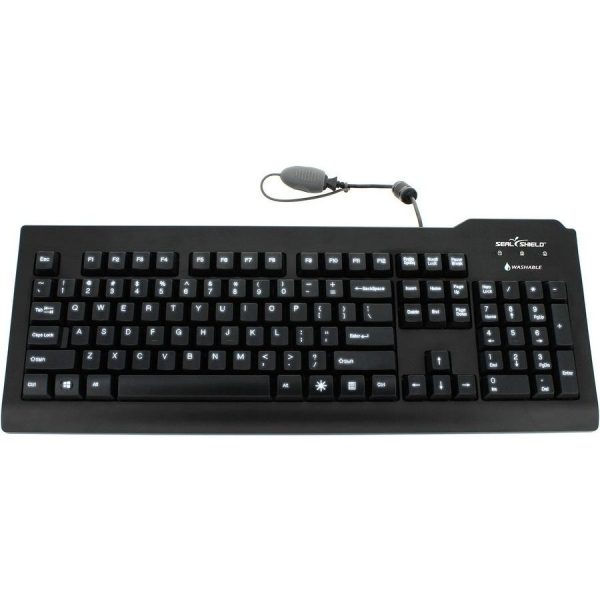 Seal Shield Silver Seal Glow Washable Medical Grade Keyboard