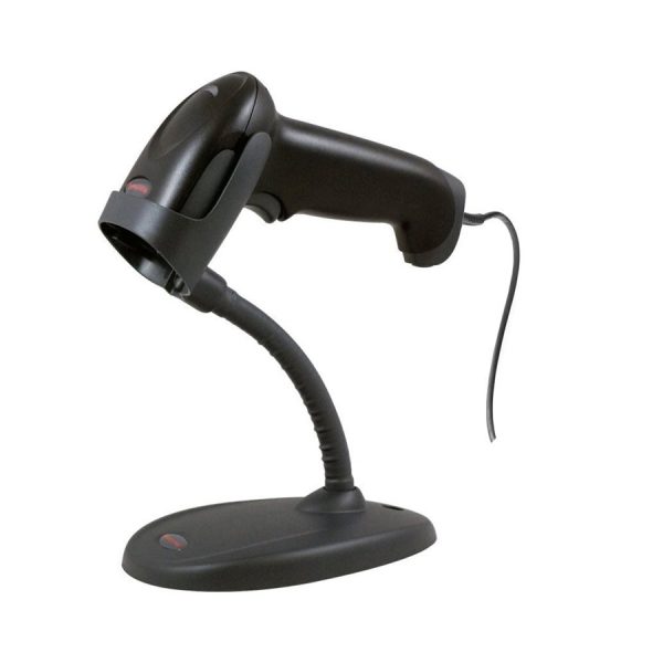 Honeywell Voyager 1250G 1D LINEAR USB Scanner with Flex Neck Stand BLACK