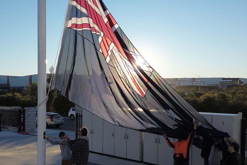 Flag Raise 1