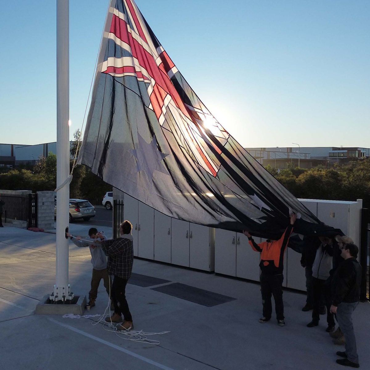 Imaging Solutions Celebrates Australian Manufacturing with New 22-Metre Flagpole